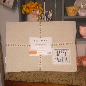 Rae Dunn HAPPY EASTER Embroidered Placemat Set of 4